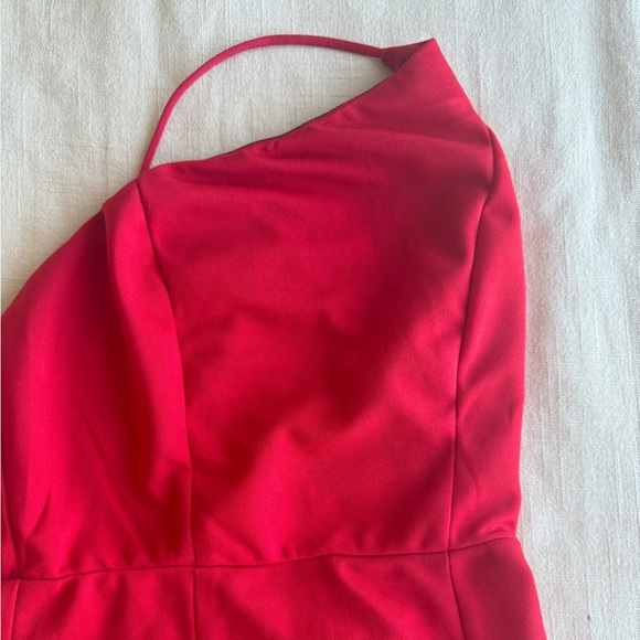 Princess Polly Red Mini Dress Size 2 - Picture 4 of 6